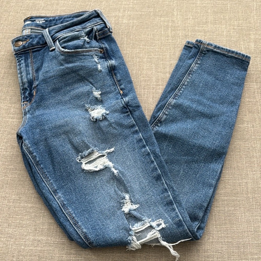 Old Navy Mid-Rise Rockstar Skinny Jeans